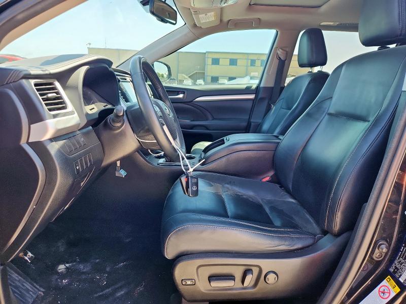 Parquets TOYOTA HIGHLANDER 2016 Black