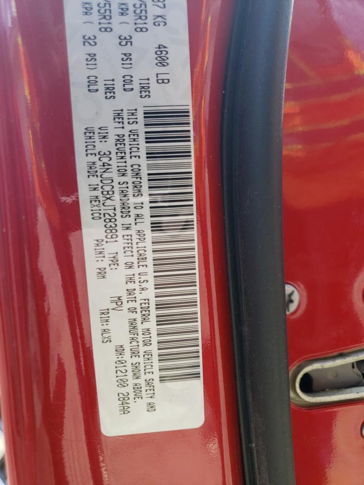 2018 Jeep Compass Limited VIN: 3C4NJDCBXJT283891 Lot: 63235405