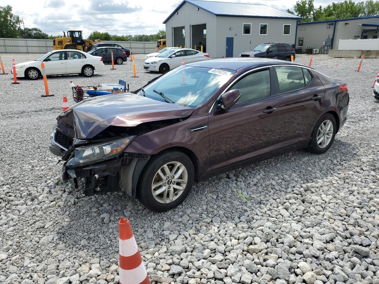 2011 Kia Optima Lx brown null gas KNAGM4A73B5184343 photo #1