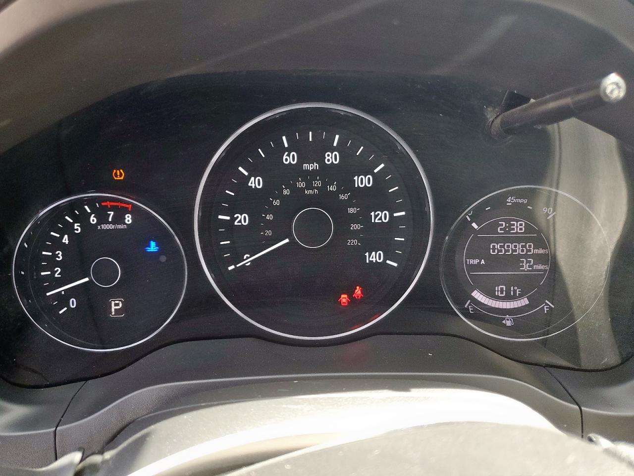 2019 Honda Hr-V Lx VIN: 3CZRU5H39KM705462 Lot: 64837805
