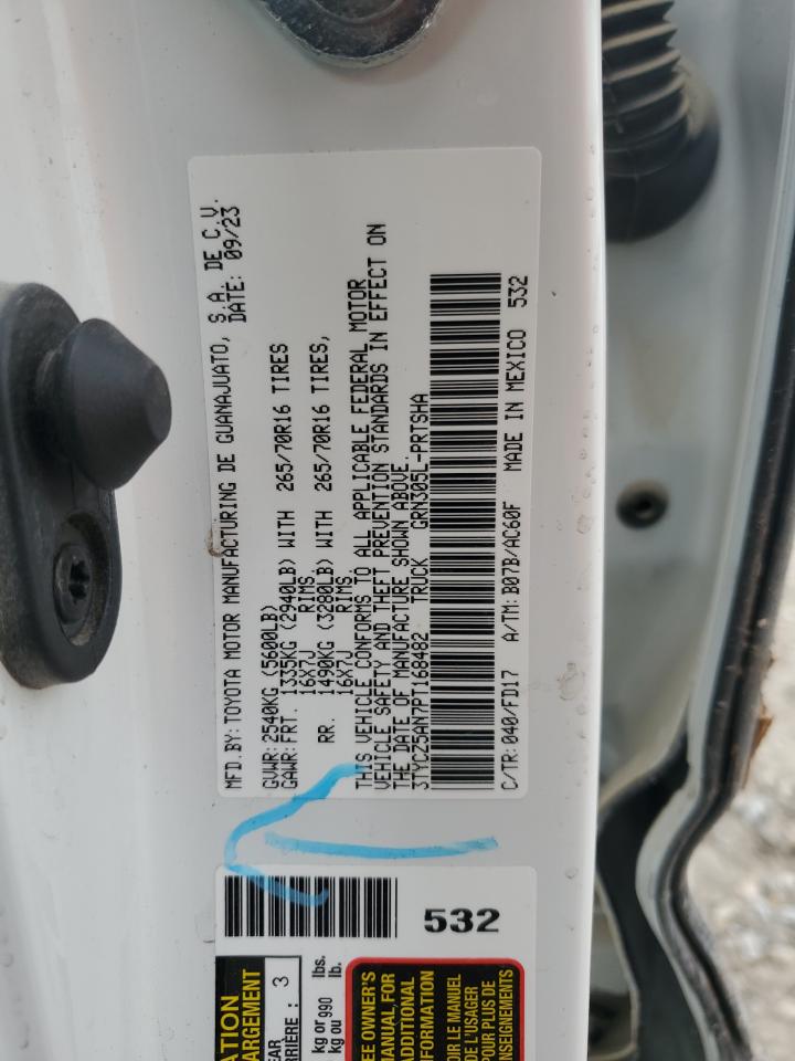 2023 Toyota Tacoma Double Cab VIN: 3TYCZ5AN7PT168482 Lot: 65149435
