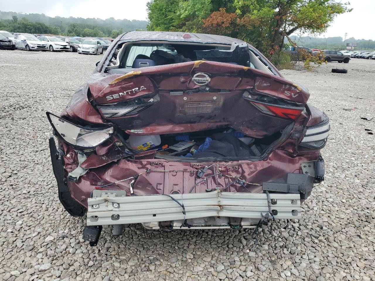2022 Nissan Sentra Sv VIN: 3N1AB8CV1NY218615 Lot: 64739985