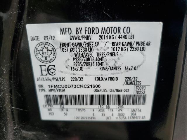 2012 FORD ESCAPE XLT  