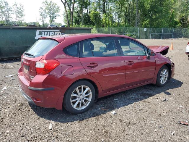 SUBARU IMPREZA 2013 Czerwony