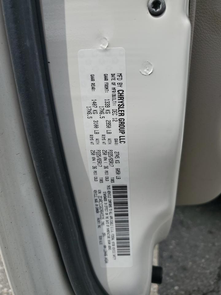 2013 Chrysler Town & Country Touring L VIN: 2C4RC1CG6DR645535 Lot: 63434245