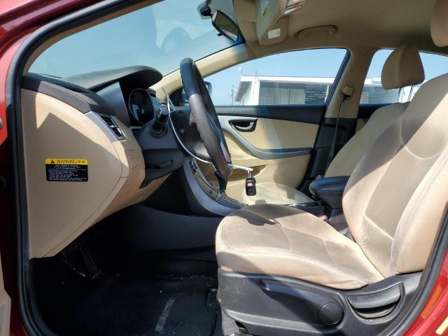  HYUNDAI ELANTRA 2013 Красный
