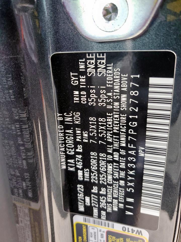2023 Kia Sportage Ex VIN: 5XYK33AF7PG127871 Lot: 65055725