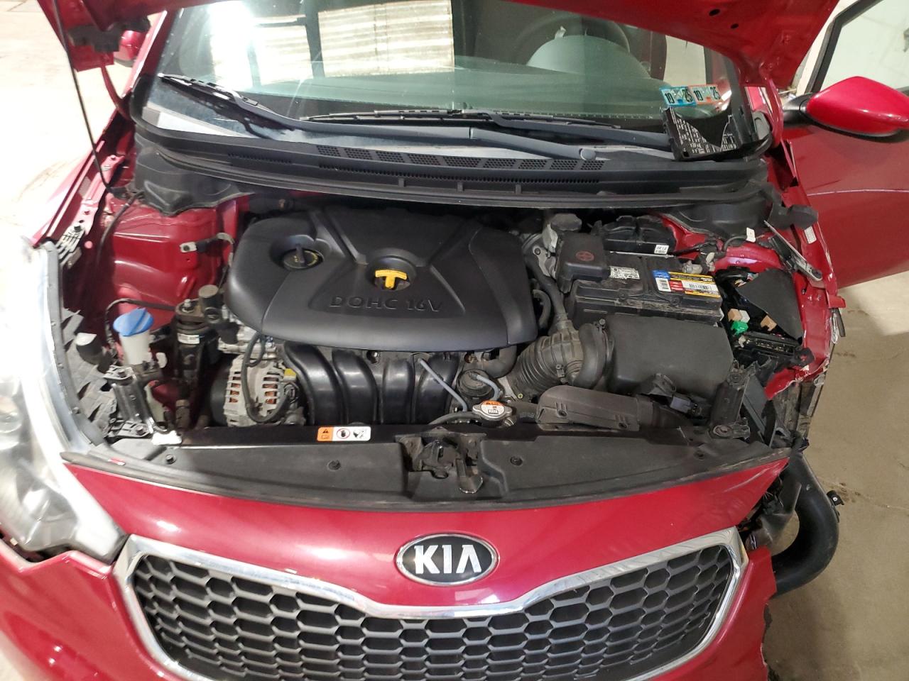 2016 Kia Forte Lx VIN: KNAFK4A6XG5445614 Lot: 65096535