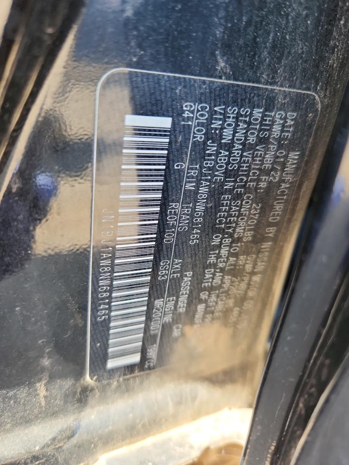 2022 Nissan Rogue Sport S VIN: JN1BJ1AW8NW681465 Lot: 63927725