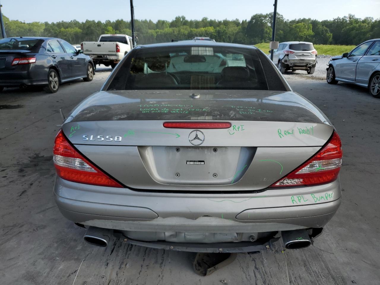 2007 Mercedes-Benz Sl 550 VIN: WDBSK71F27F118653 Lot: 63563105