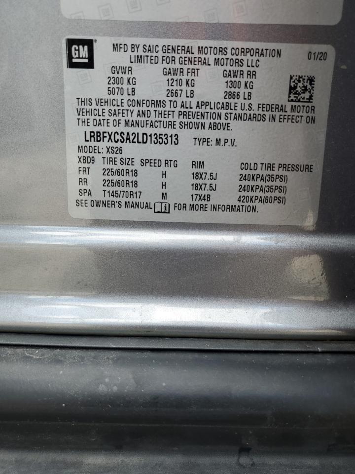 2020 Buick Envision Essence VIN: LRBFXCSA2LD135313 Lot: 64571705