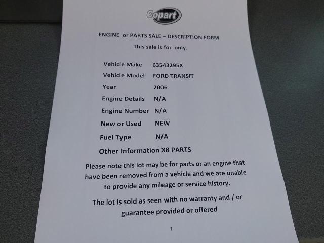 2006 FORD TRANSIT