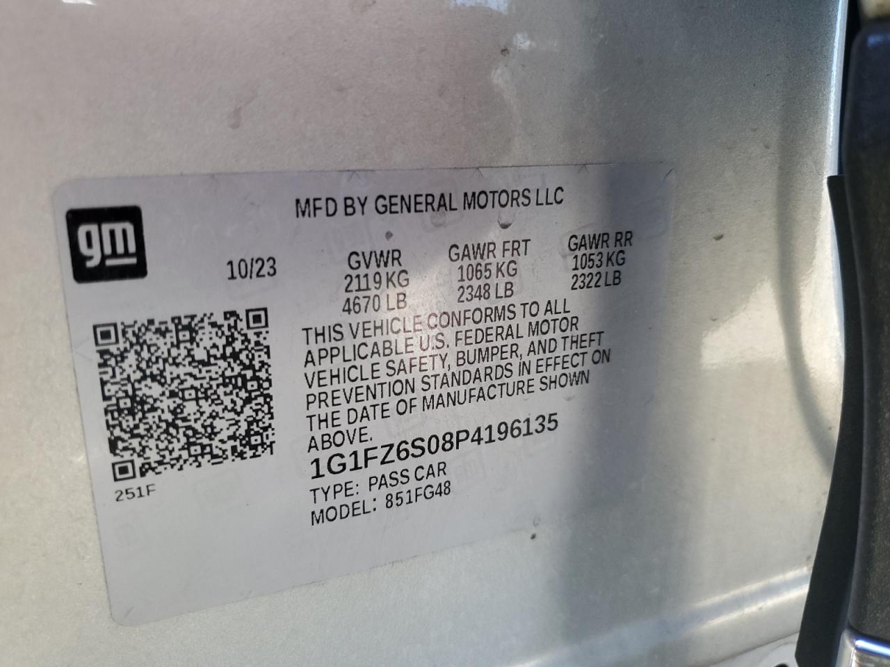 2023 Chevrolet Bolt Euv Premier VIN: 1G1FZ6S08P4196135 Lot: 66079745