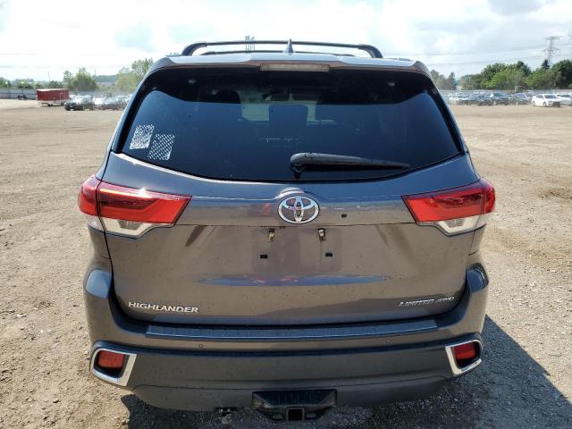  TOYOTA HIGHLANDER 2017 Сharcoal