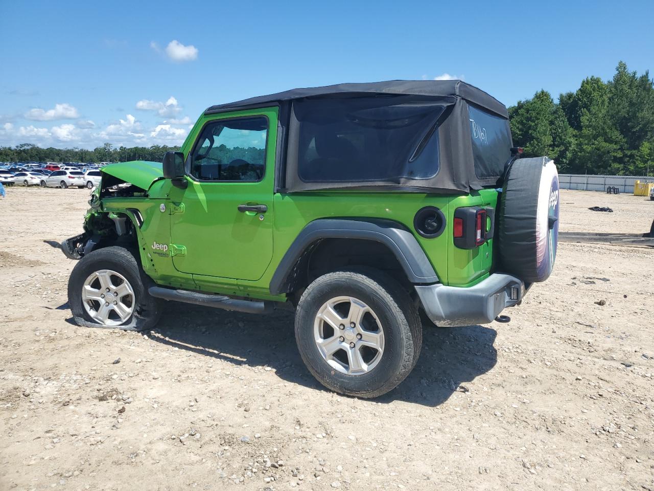 2019 Jeep Wrangler Sport green null gas 1C4GJXAG9KW553231 photo #3