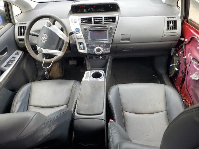  TOYOTA PRIUS 2012 Czerwony