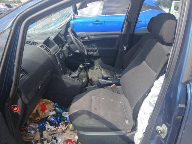 2007 VAUXHALL ZAFIRA LIF