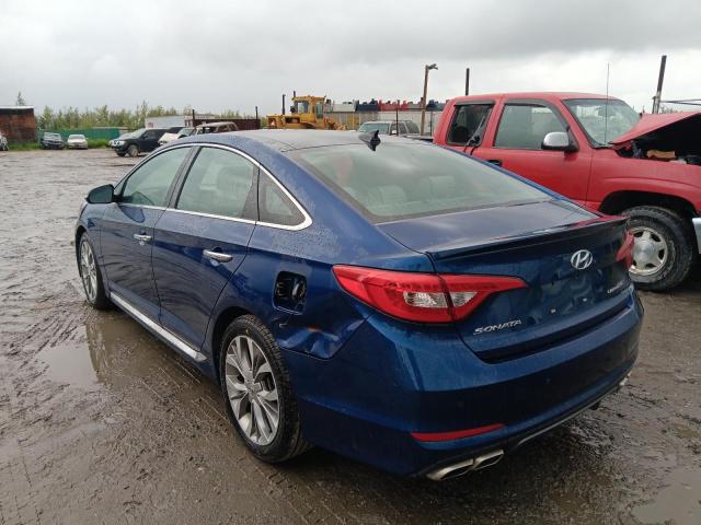 Sedans HYUNDAI SONATA 2017 Blue