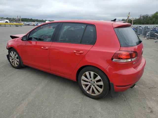 VOLKSWAGEN GOLF 2012 Красный