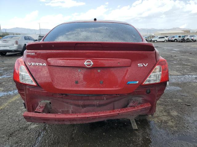  NISSAN VERSA 2013 Czerwony