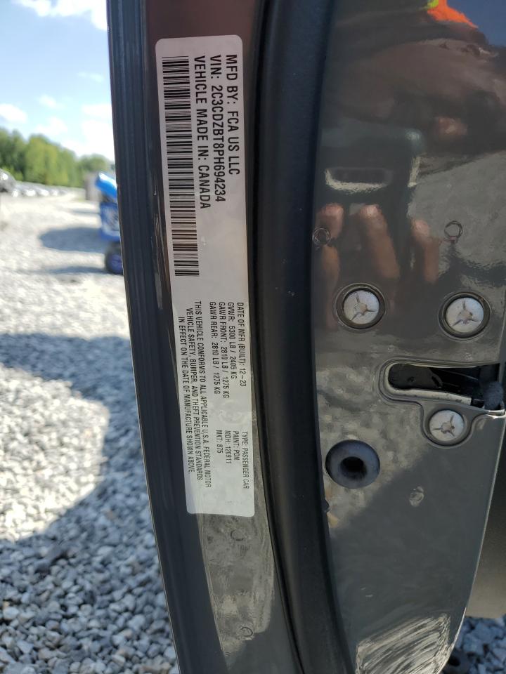 2023 Dodge Challenger R/T VIN: 2C3CDZBT8PH694234 Lot: 66700355