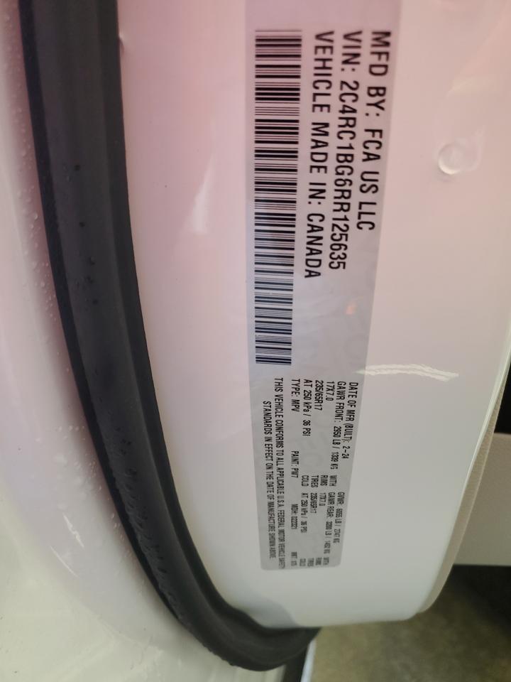 2024 Chrysler Pacifica Touring L VIN: 2C4RC1BG6RR125635 Lot: 62652315