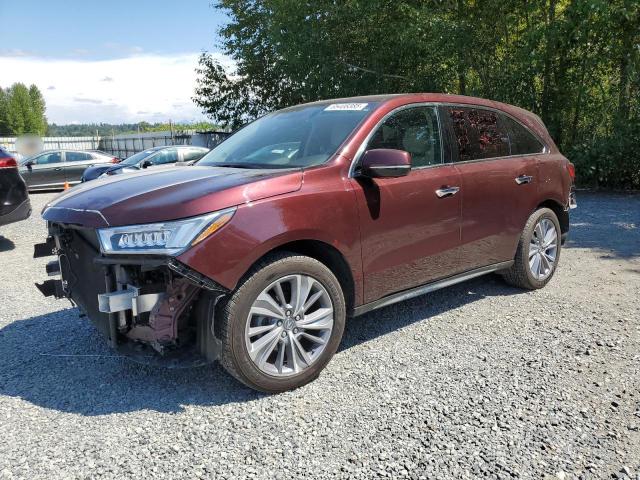  ACURA MDX 2017 Maroon
