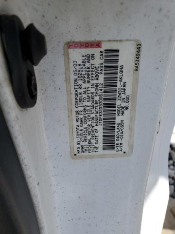 2003 TOYOTA MR2 SPYDER  