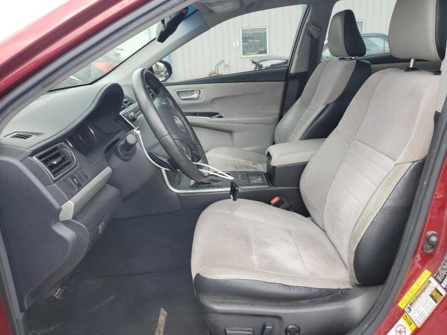  TOYOTA CAMRY 2015 Czerwony