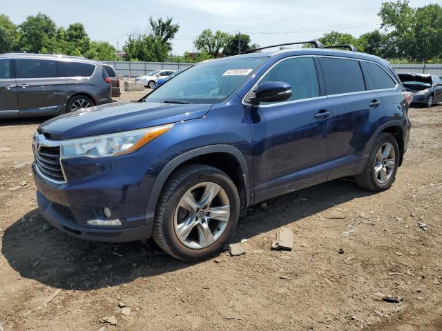  TOYOTA HIGHLANDER 2016 Granatowy