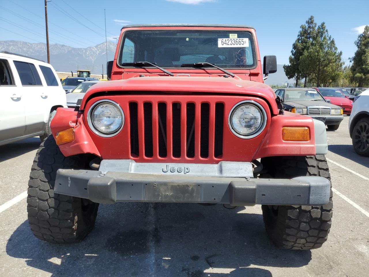 1999 Jeep Wrangler / Tj Sport VIN: 1J4FY19S7XP401120 Lot: 64233665