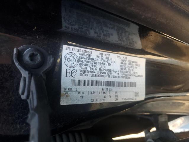 2017 FORD FOCUS SEL  