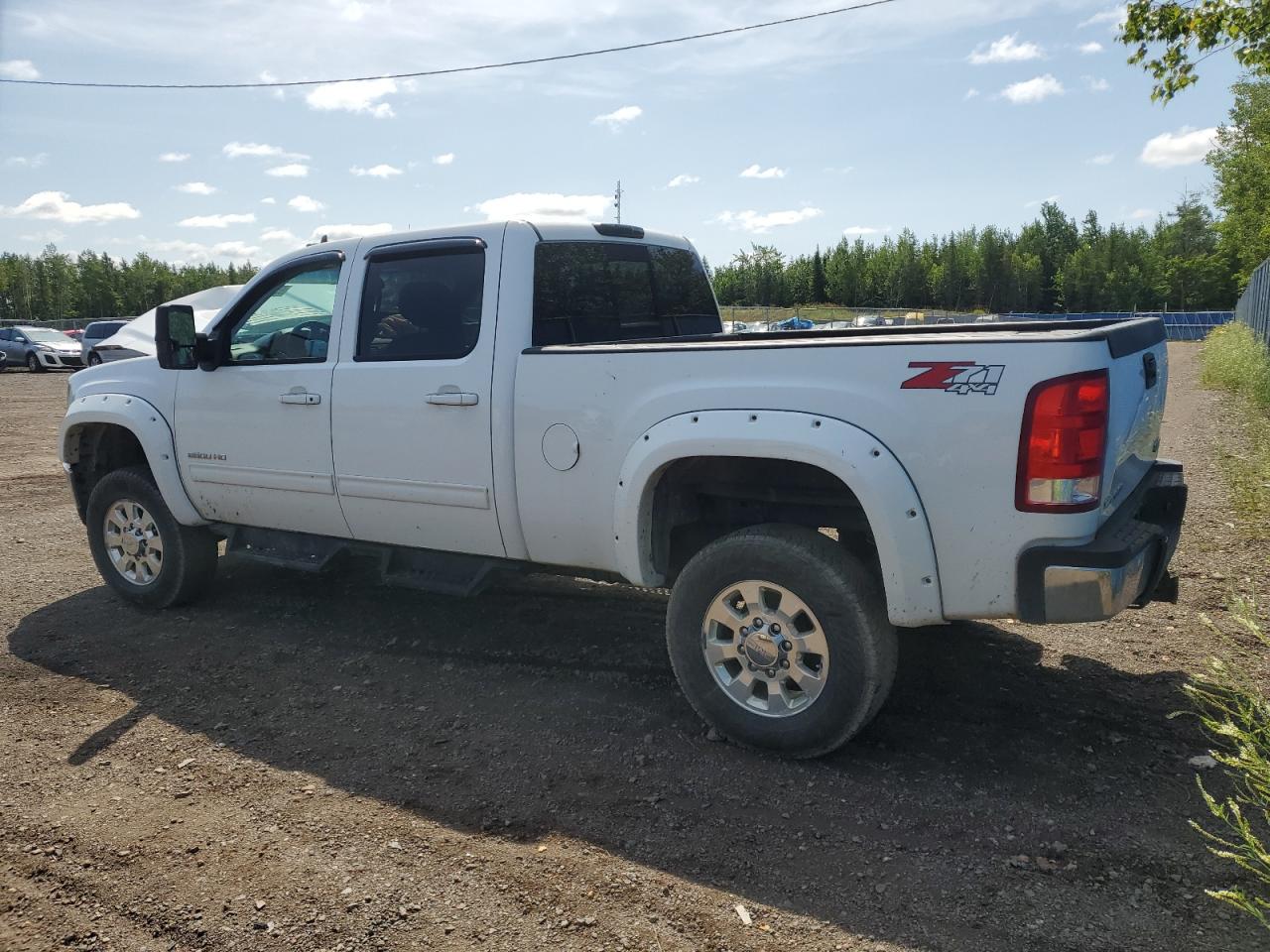 2014 GMC Sierra K2500 Slt white null diesel 1GT121E83EF139854 photo #3