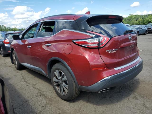  NISSAN MURANO 2017 Czerwony