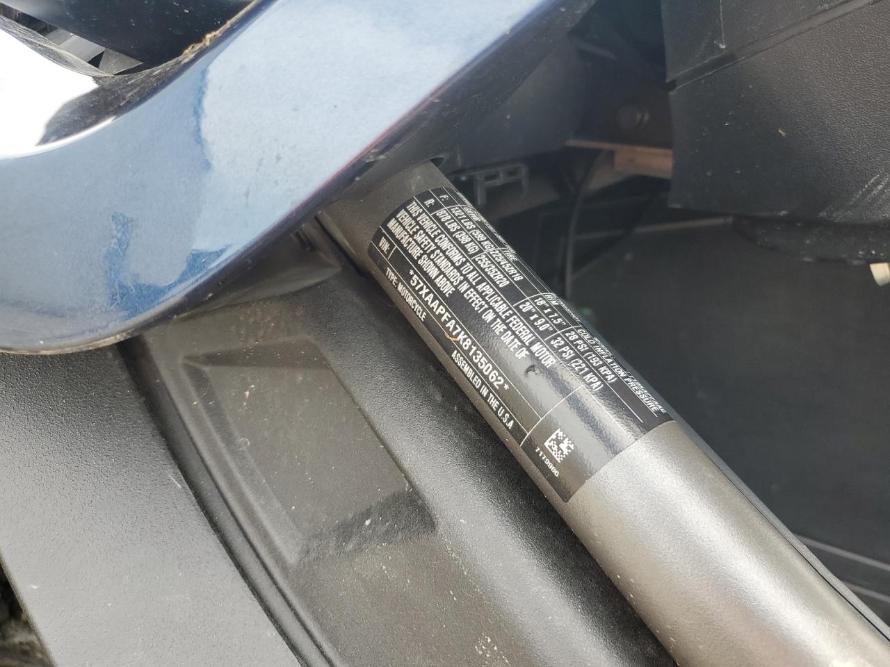 2019 Polaris Slingshot Sl VIN: 57XAAPFA7K8135062 Lot: 65046205