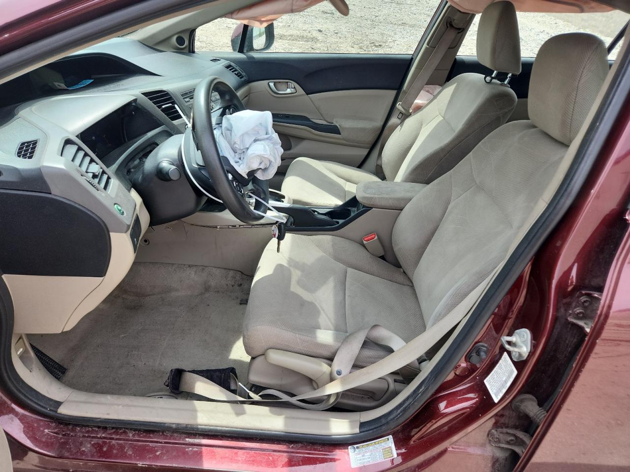 2012 Honda Civic Ex VIN: 19XFB2F8XCE043155 Lot: 66462485