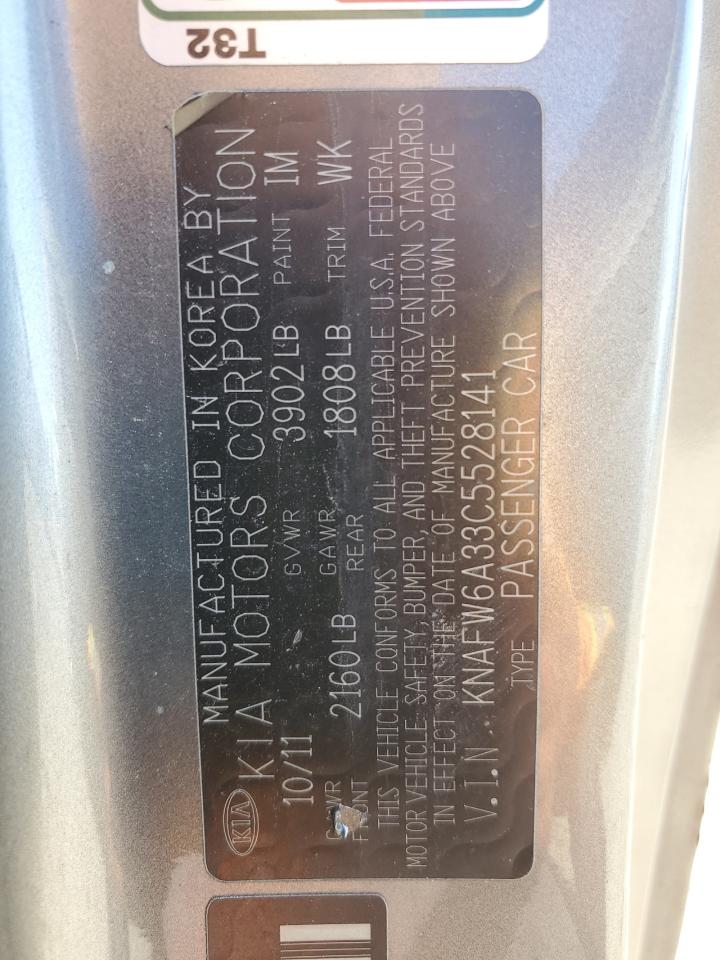 knafw6a33c5528141 KNAFW6A33C5528141 2012 Kia Forte Sx