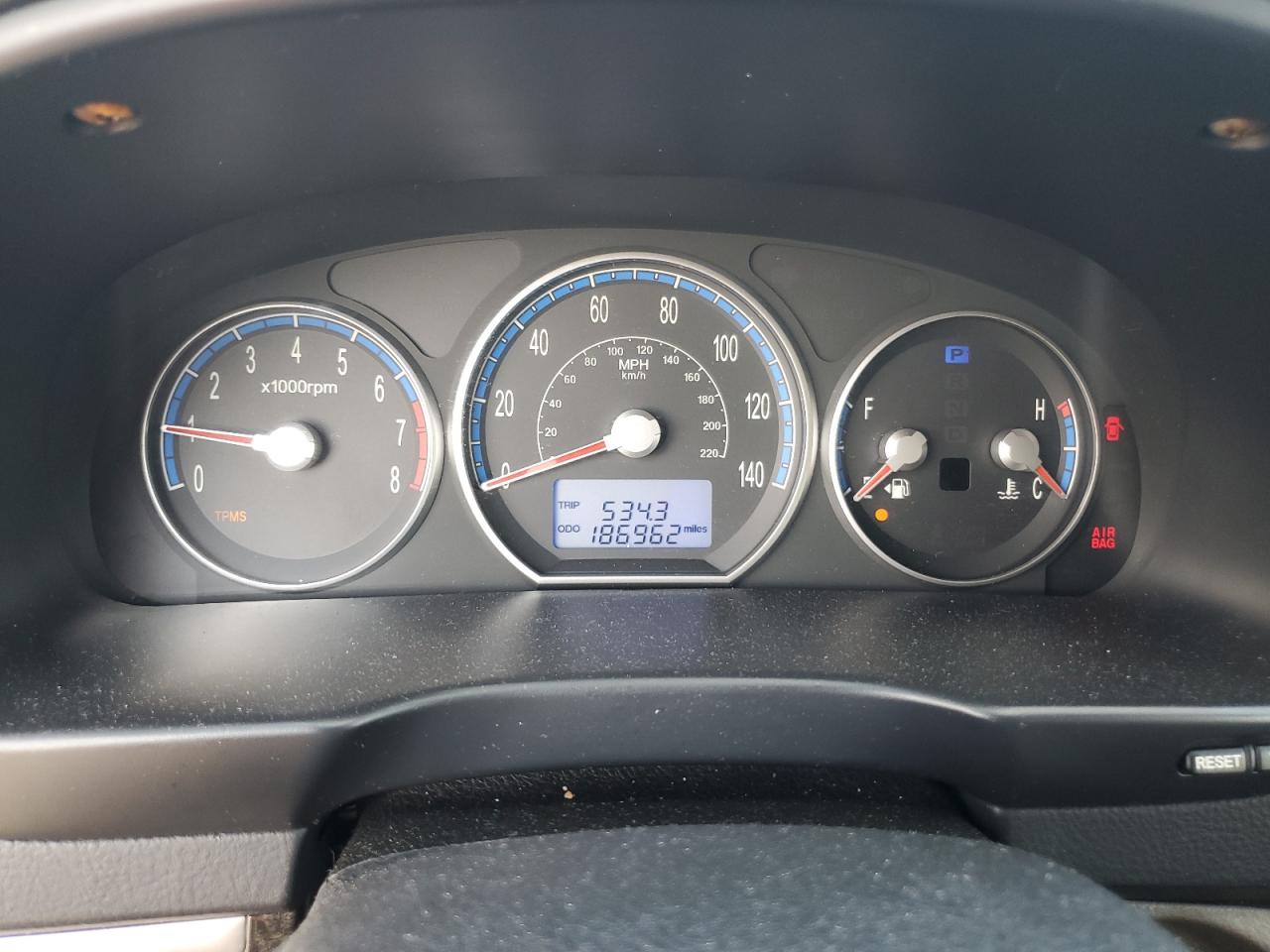 5NMSG73D89H239529 2009 Hyundai Santa Fe Gls