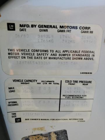 1980 CHEVROLET CORVETTE  