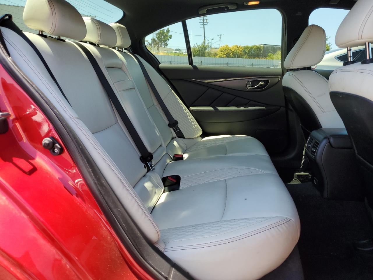 2021 Infiniti Q50 Red Sport 400 VIN: JN1FV7DP0MM850370 Lot: 64851685