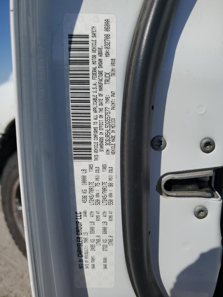 2013 Ram 2500 St VIN: 3C6UR5HL5DG557577 Lot: 64412695