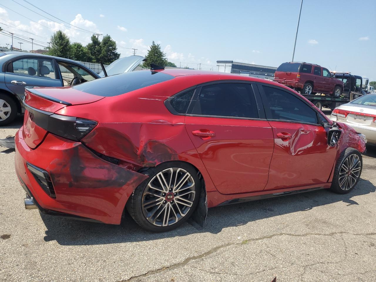 2021 Kia Forte Gt VIN: 3KPF44ACXME371887 Lot: 63429995