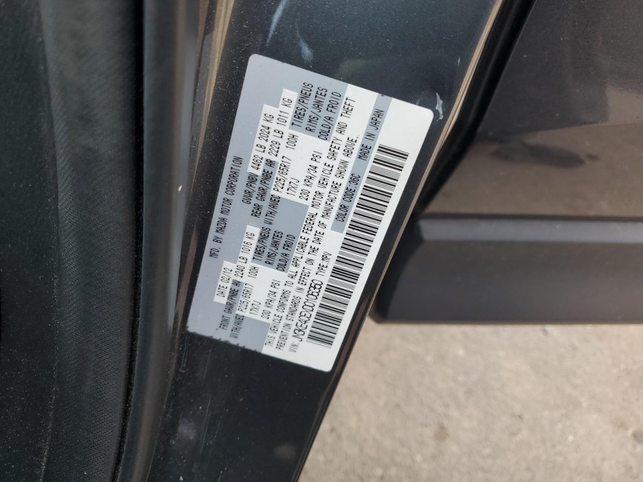 2013 Mazda Cx-5 Touring VIN: JM3KE4CEXD0106350 Lot: 63738425
