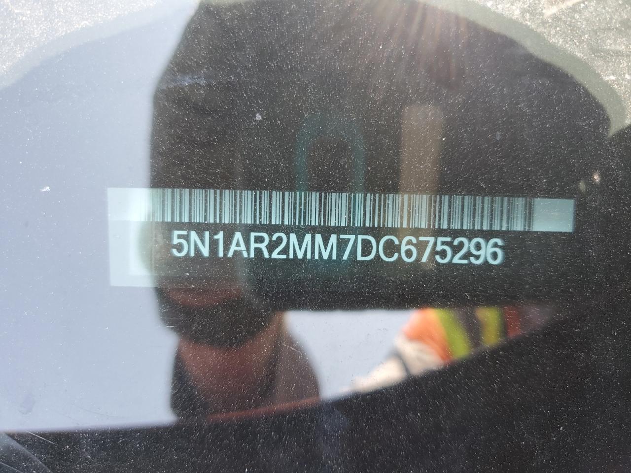 2013 Nissan Pathfinder S VIN: 5N1AR2MM7DC675296 Lot: 65537605