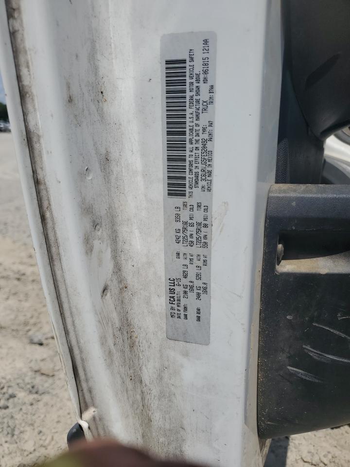 2015 Ram Promaster 3500 3500 High VIN: 3C6URVJG5FE520492 Lot: 64223445