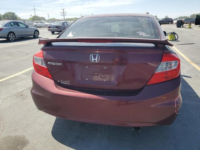 Sedans HONDA CIVIC 2012 Czerwony