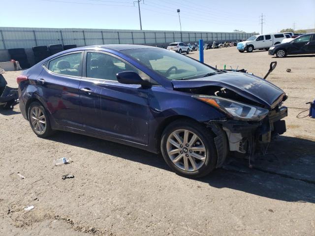  HYUNDAI ELANTRA 2014 Blue