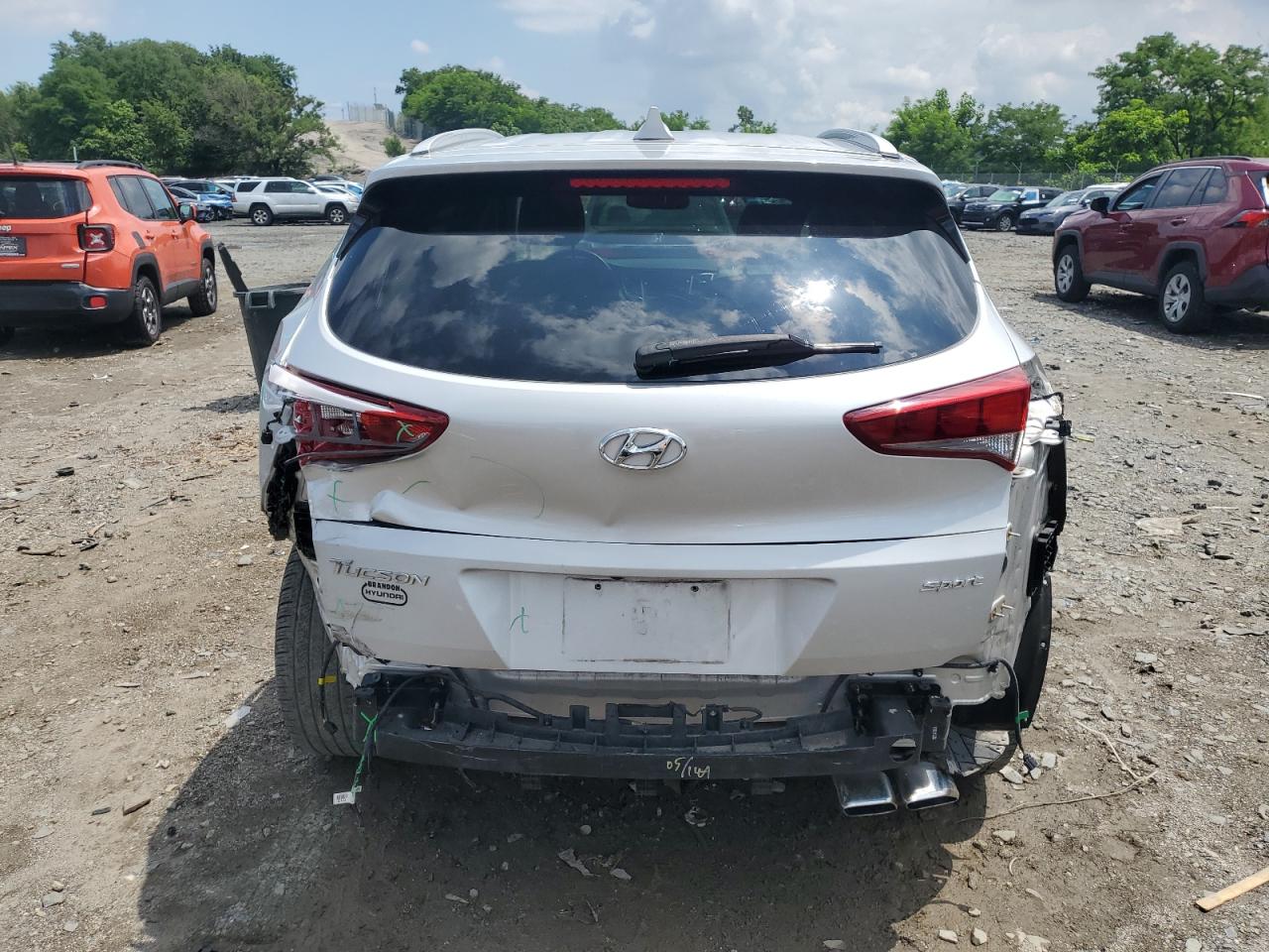 2018 Hyundai Tucson Sport VIN: KM8J33AL9JU763310 Lot: 64959435