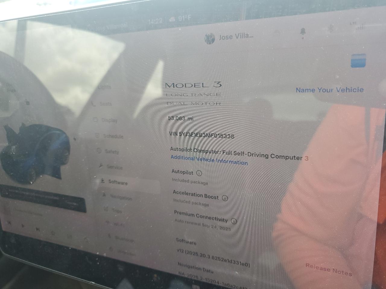 2021 Tesla Model 3 VIN: 5YJ3E1EB3MF015338 Lot: 64759105