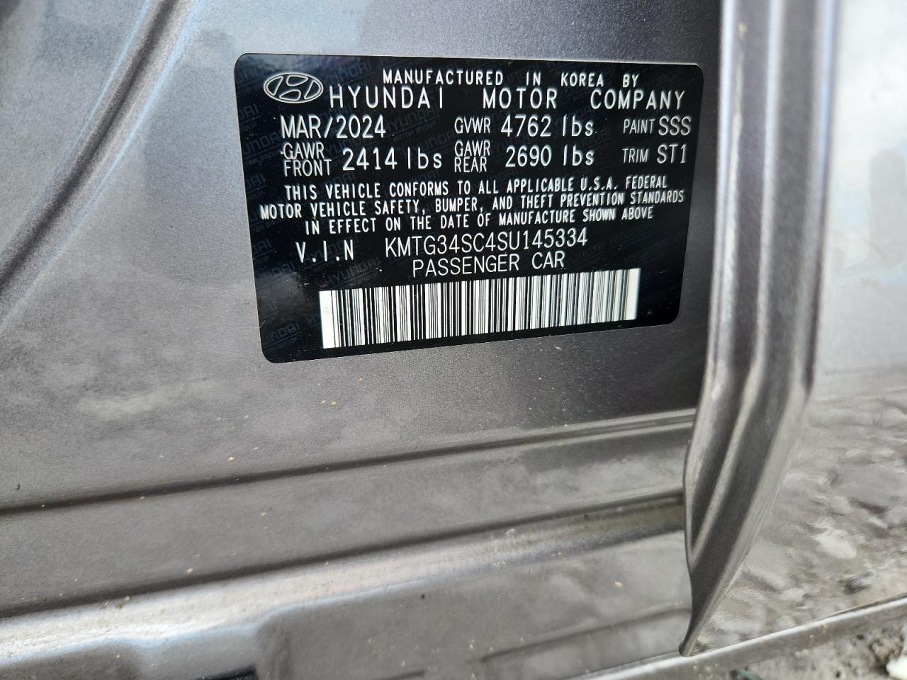 2025 Genesis G70 Base VIN: KMTG34SC4SU145334 Lot: 63288255